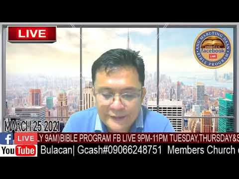 Bro. Willy Santiago|March 25, 2021 : ISRAEL AT ANG IGLESIA
