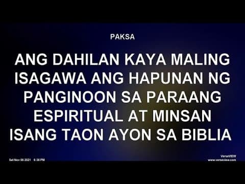 Ang Mabuting Daan Banal na Hapunan Episode : November 6, 2021 (Recorded) - Subscribe to notify.