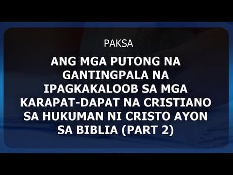 Ang Mabuting Daan Sunday Worship Service Edition October 3, 2021 @ 10:00AM