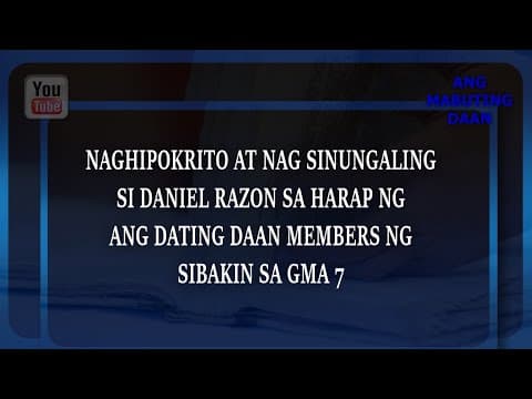 KAHIPOKRITUHAN AT PAGSISINUNGALING NI DANIEL RAZON SA ADD MEMBERS